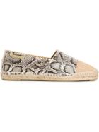 Heidi Klein Snakeskin Print Espadrilles