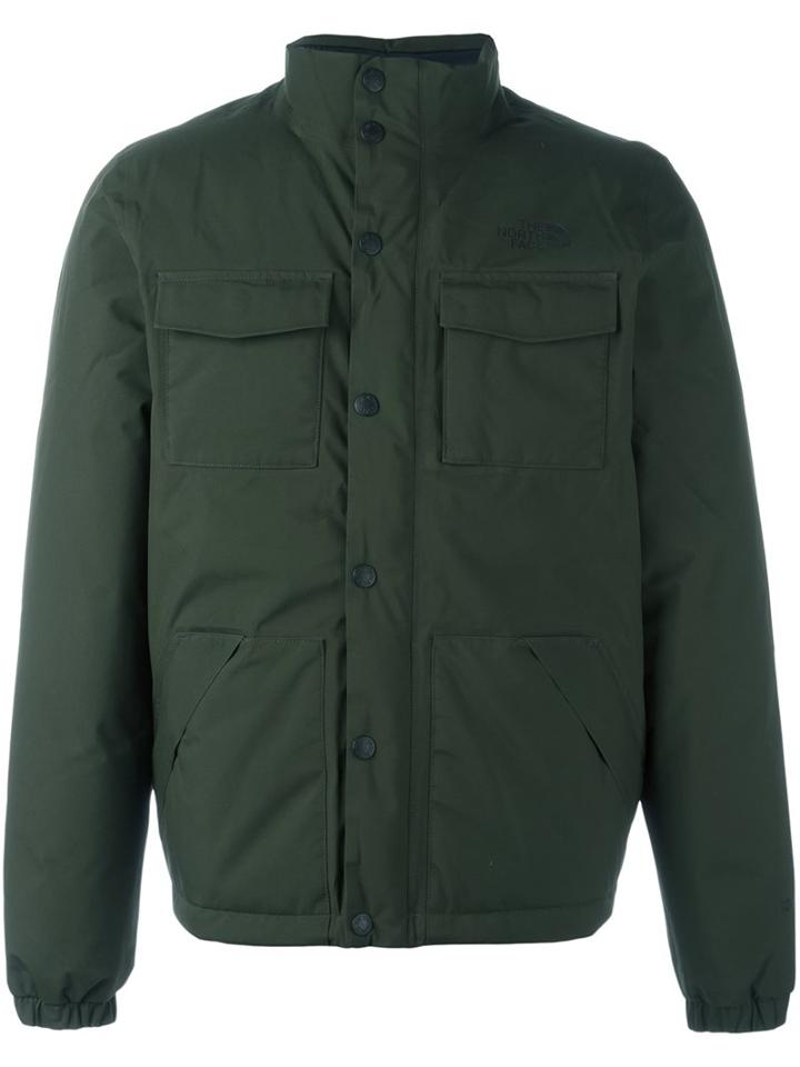 The North Face Padded Jacket, Men's, Size: Medium, Green,