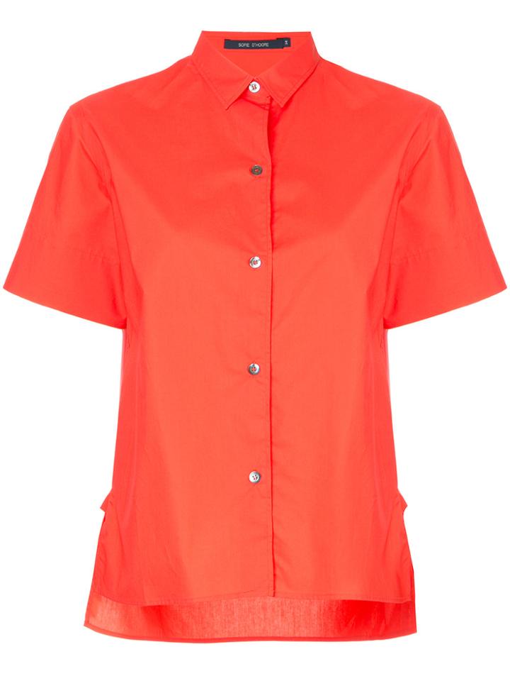 Sofie D'hoore Baci Short Sleeve Shirt - Red