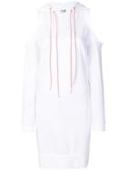 Puma Hooded Cut-out Shoulder Dress - White