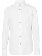 Burberry Classic Fit Cotton Poplin Dress Shirt - White