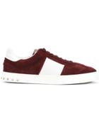 Valentino Lace-up Sneakers - Red