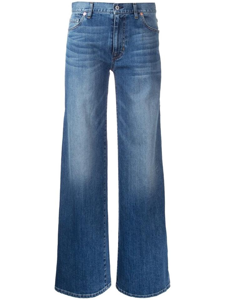 Nili Lotan Flared Jeans, Women's, Size: 27, Blue, Cotton