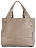 Twin-set Square Shoulder Bag, Women's, Nude/neutrals, Calf Leather