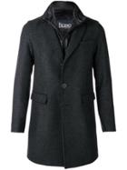 Herno Classic Single-breasted Coat - Grey