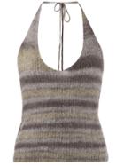 Jacquemus La Maille Tropea Knitted Top - Green