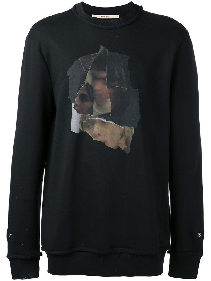 Damir Doma - Printed Sweatshirt - Men - Cotton - Xl, Black, Cotton