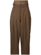 Necessity Sense Dan Carrot Trousers - Brown