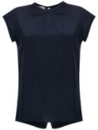 Egrey Rear Slit T-shirt - Blue