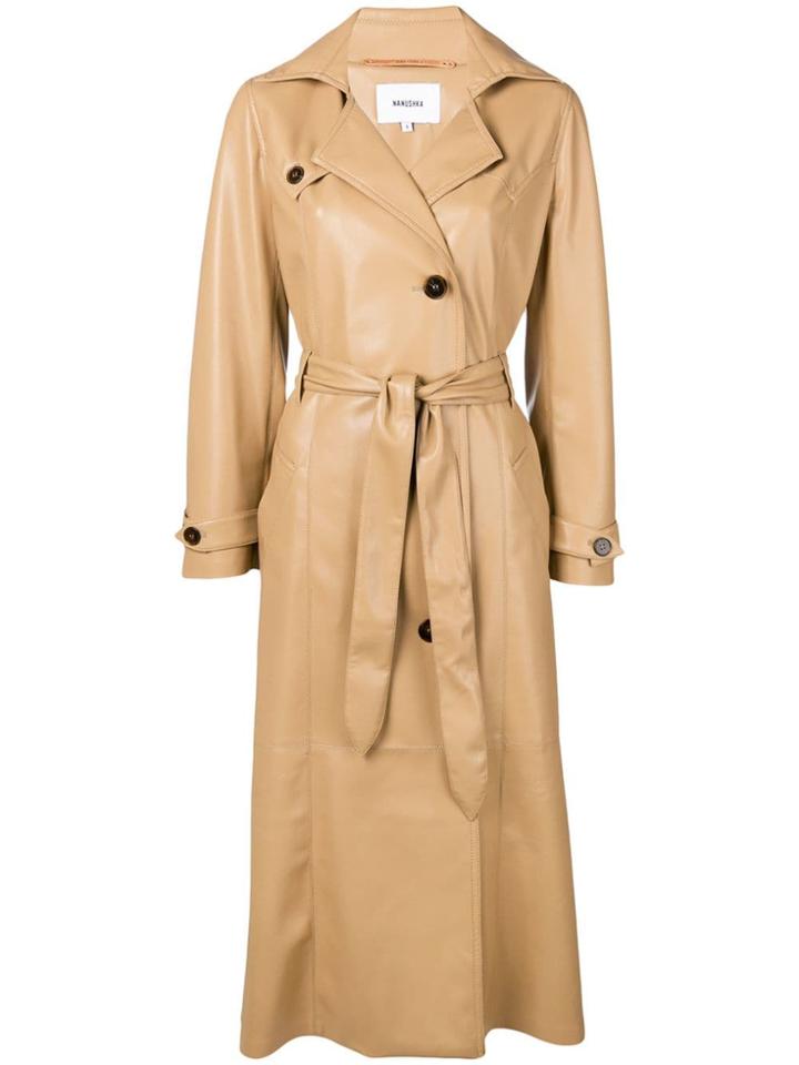 Nanushka Chiara Raincoat - Neutrals