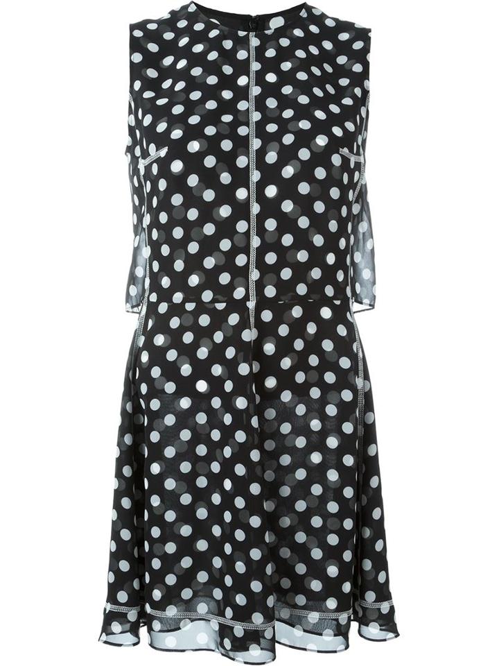 Mcq Alexander Mcqueen Polka Dot Layered Dress