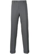 Canali - Straight Trousers - Men - Wool - 54, Grey, Wool