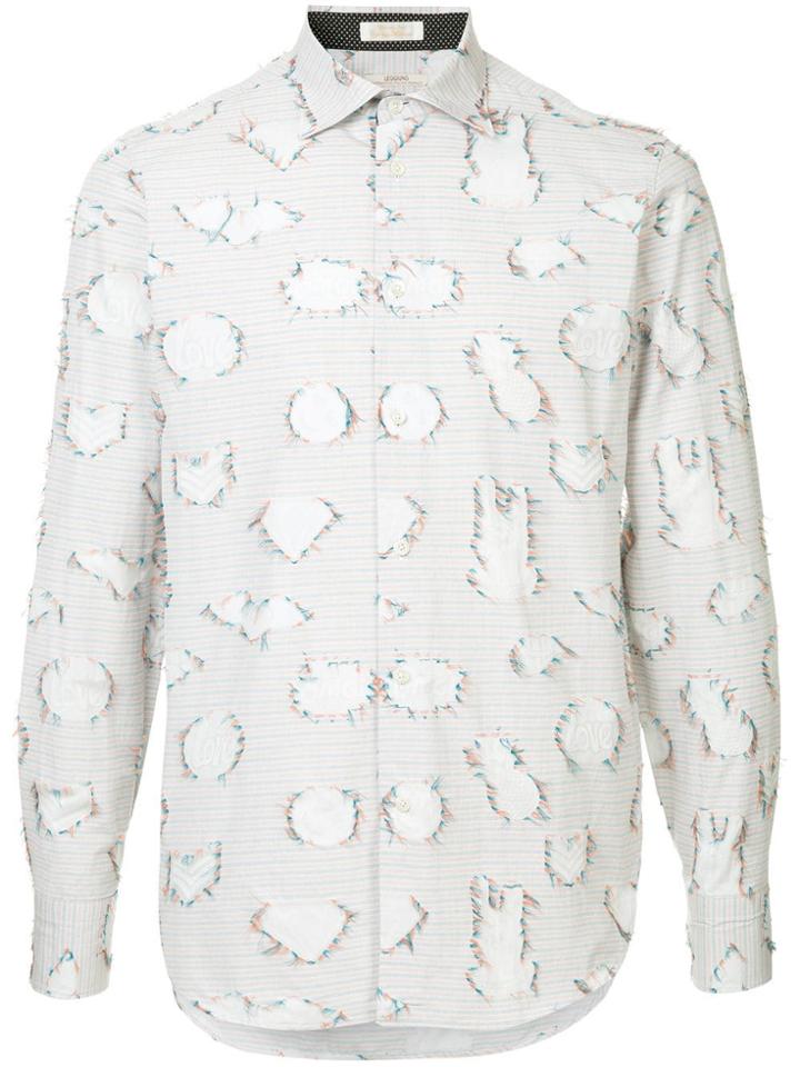 Education From Young Machines Circle Seams Shirt - Multicolour
