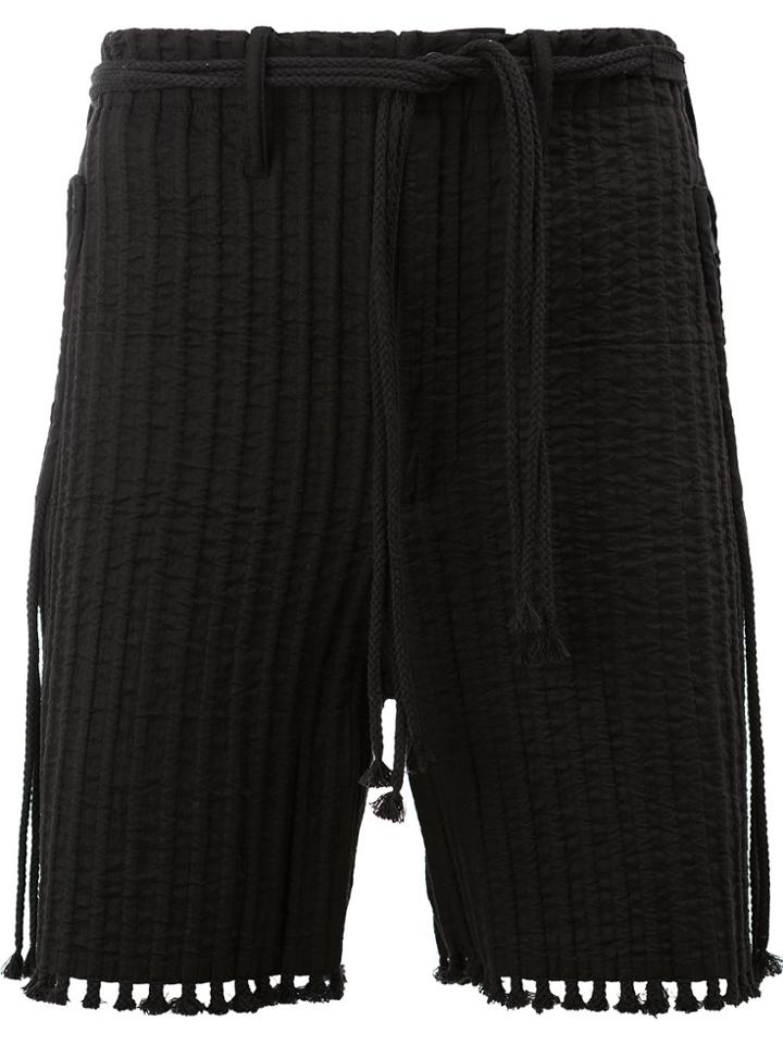 Craig Green Cord And Tunnel Shorts - Black