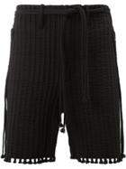 Craig Green Cord And Tunnel Shorts - Black