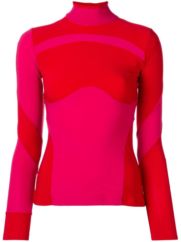 Atu Body Couture Colour-block Jumper - Red