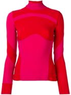 Atu Body Couture Colour-block Jumper - Red