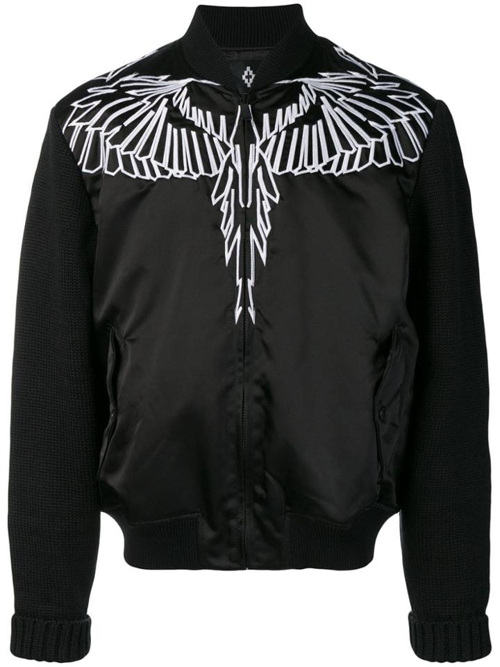 Marcelo Burlon County Of Milan Wings Bomber Jacket - Black