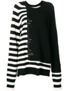 Haider Ackermann Striped-detail Sweater - Black