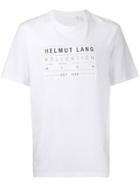 Helmut Lang Logo Print Crew Neck T-shirt - White