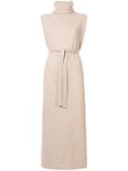 Lemaire Belted Knitted Dress - Brown