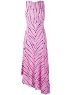 La Doublej Printed Asymmetric Dress - Pink