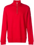 Perfect Moment Zipped Sweatshirt - Red