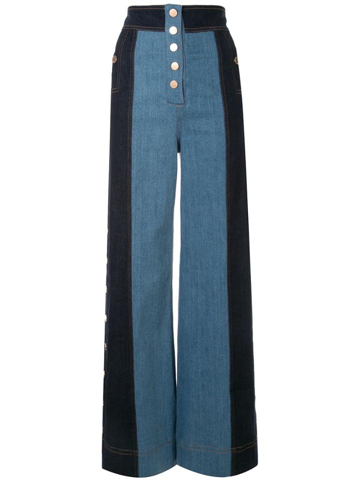 Alice Mccall Electric Memories Panelled Jeans - Blue
