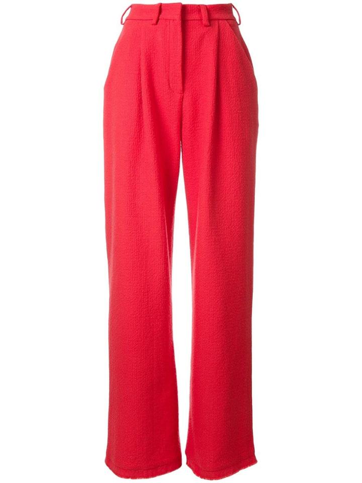 Tatuna Nikolaishvili High-waisted Trousers - Red