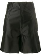 Miu Miu Bermuda Shorts, Women's, Size: 38, Black, Polyamide/viscose