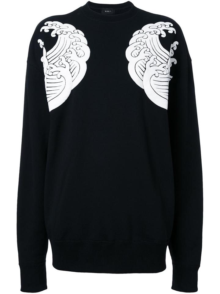 G.v.g.v. 'nami' Oversize Sweatshirt, Women's, Black, Cotton
