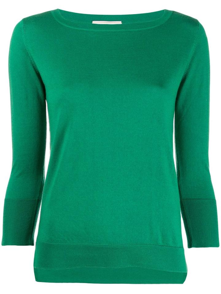 Snobby Sheep Thin Knit Jumper - Green