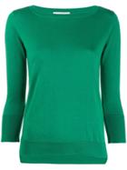Snobby Sheep Thin Knit Jumper - Green