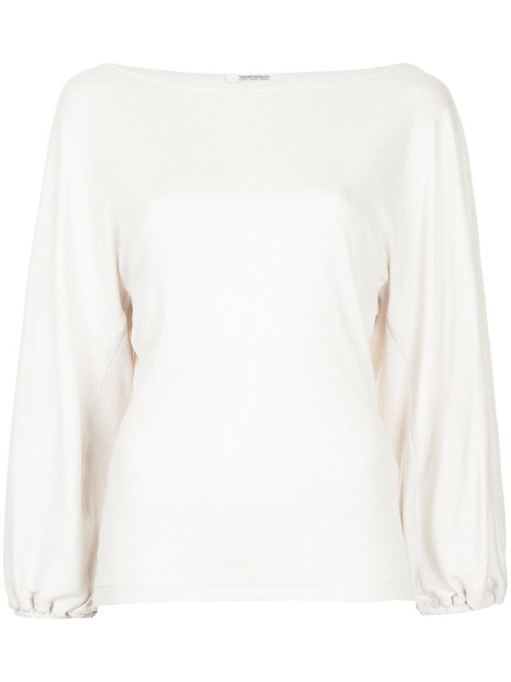 Theatre Products Ribbed Blouse - White