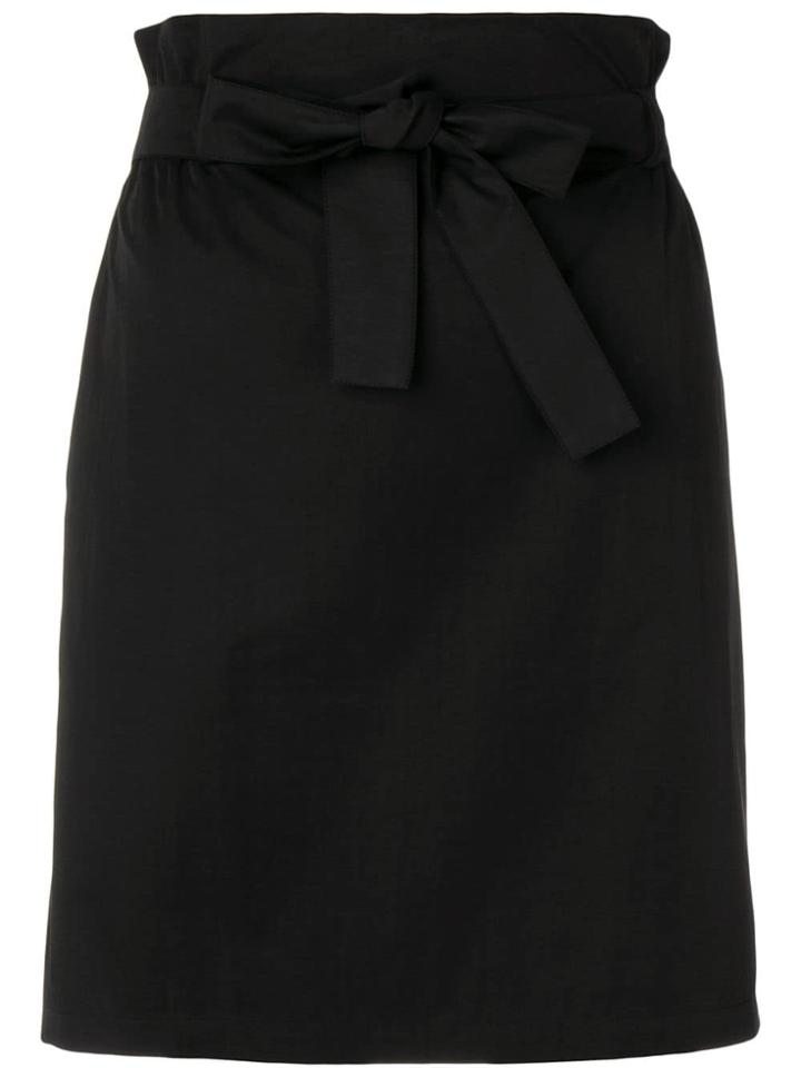 Moschino High Waisted Pencil Skirt - Black