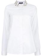 Twin-set Studded Collar Shirt - White