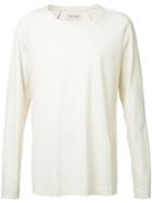 Oyster Holdings Bnc Long Sleeve T-shirt, Men's, Size: Medium, White, Cotton