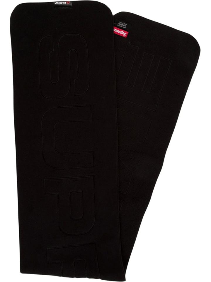 Supreme Polartec Logo Scarf - Black