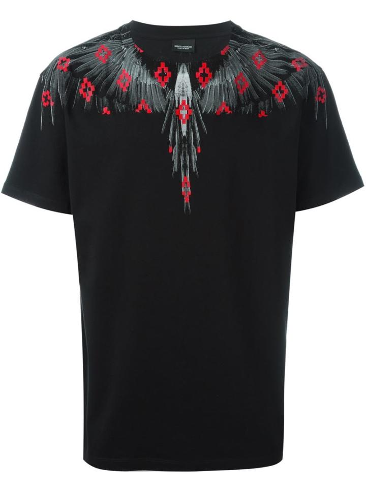 Marcelo Burlon County Of Milan 'el Cruce' T-shirt, Men's, Size: Small, Black, Cotton