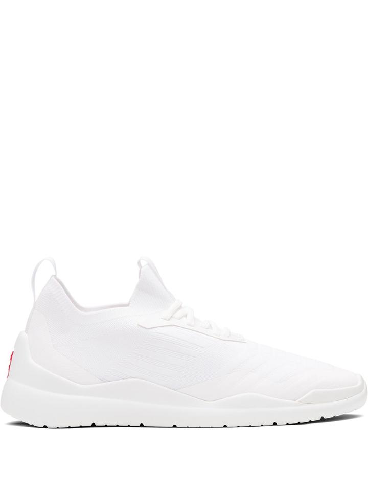Prada Linea Rossa Knit Fabric Sneakers - White