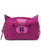 Anya Hindmarch Purple Fox Make Up Pouch - Pink & Purple