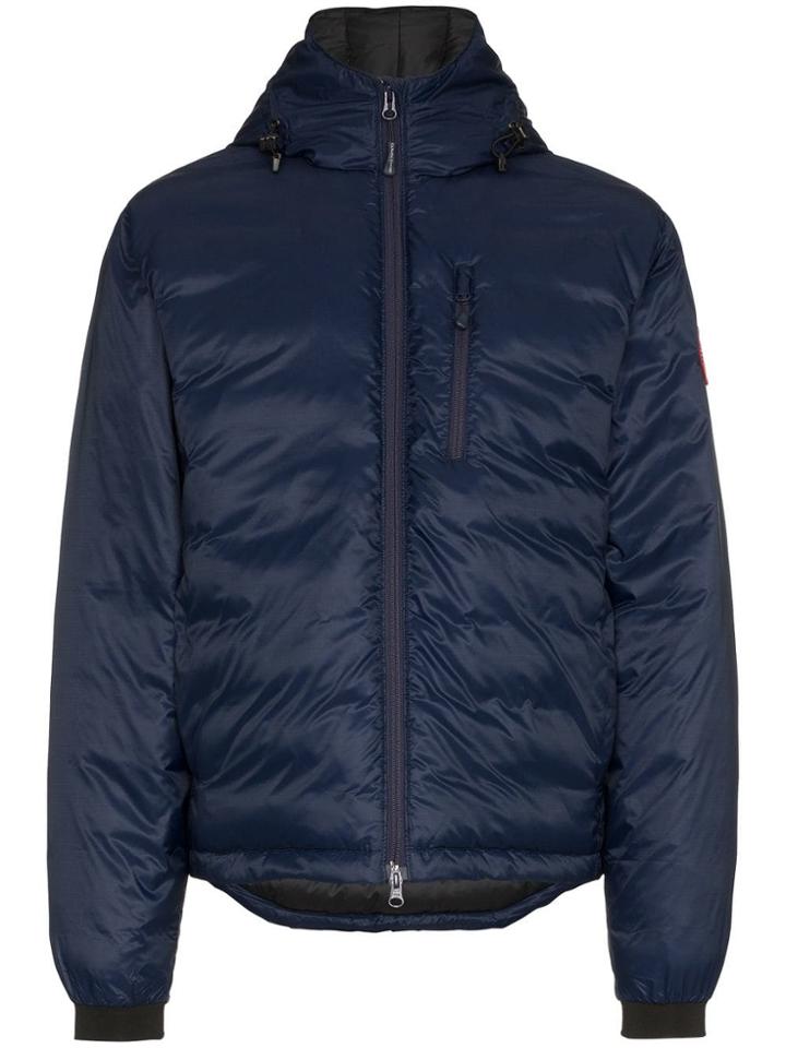 Canada Goose Lodge Hooded Jacket - Blue