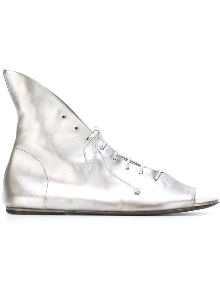 Marsèll Lace-up Metallic Sandals