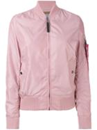 Alpha Industries - Bomber Jacket - Women - Nylon/polyester - Xs, Pink/purple, Nylon/polyester