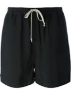 Rick Owens Oversized Shorts, Women's, Size: 40, Black, Viscose/acetate/cotton