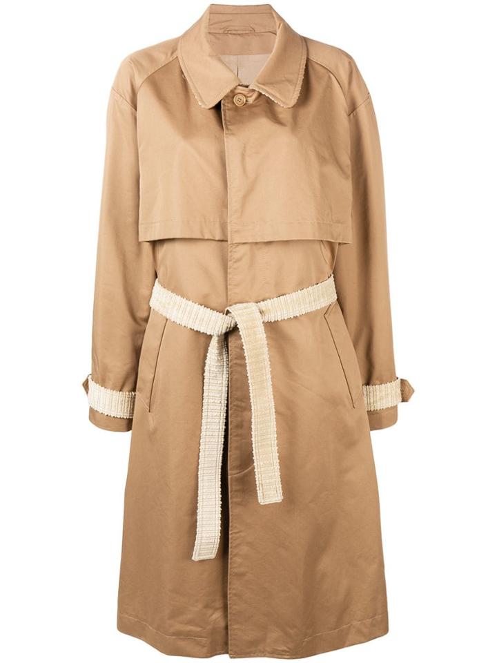 Nehera Boxy Trench Coat - Nude & Neutrals