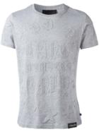 Philipp Plein Member T-shirt, Men's, Size: Large, Grey, Cotton