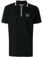 Plein Sport Zipped Polo Shirt - Black