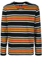 Levi's: Made & Crafted Striped Crew Neck Top - Black