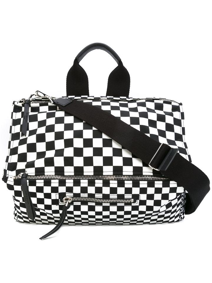 Givenchy Large Pandora Shoulder Bag, Men's, Black, Cotton/polyamide/polyurethane